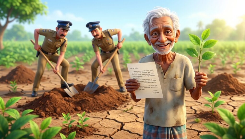 මහලු පියා සහ සිරගත වූ පුතා
