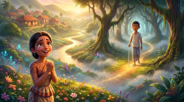 Woman_looking_at_landscape,_man_202607081857 ආලෝකය සැබෑ ආදරය