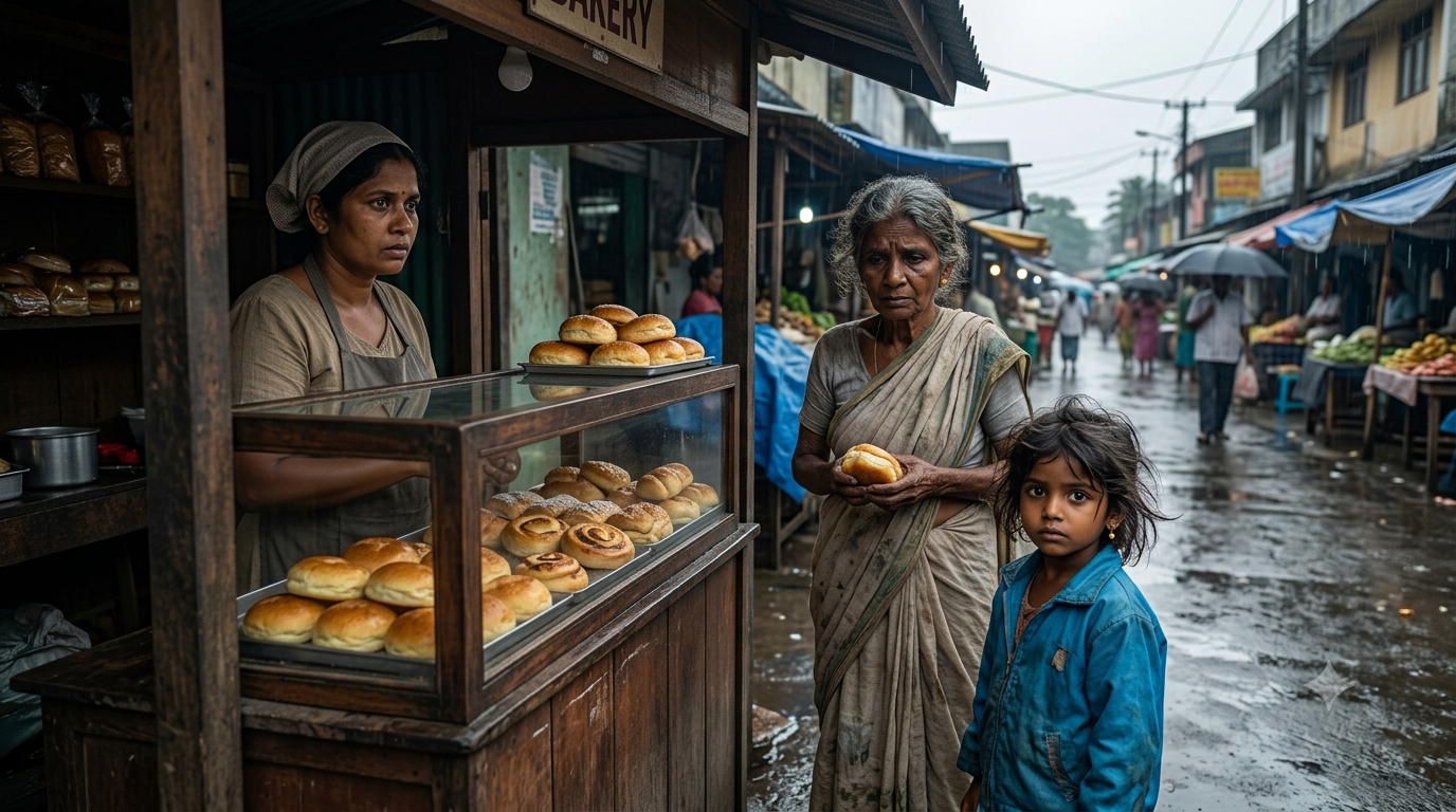 රත්තරන් කරාබු දෙක නොකියූ කතාව ආච්චි මිණිබිරී බනිස් කඩේ